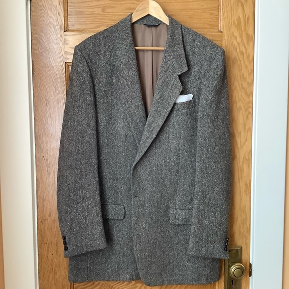 VINTAGE Donegal Tweed Menswear Oversized Blazer - Picture 2 of 16